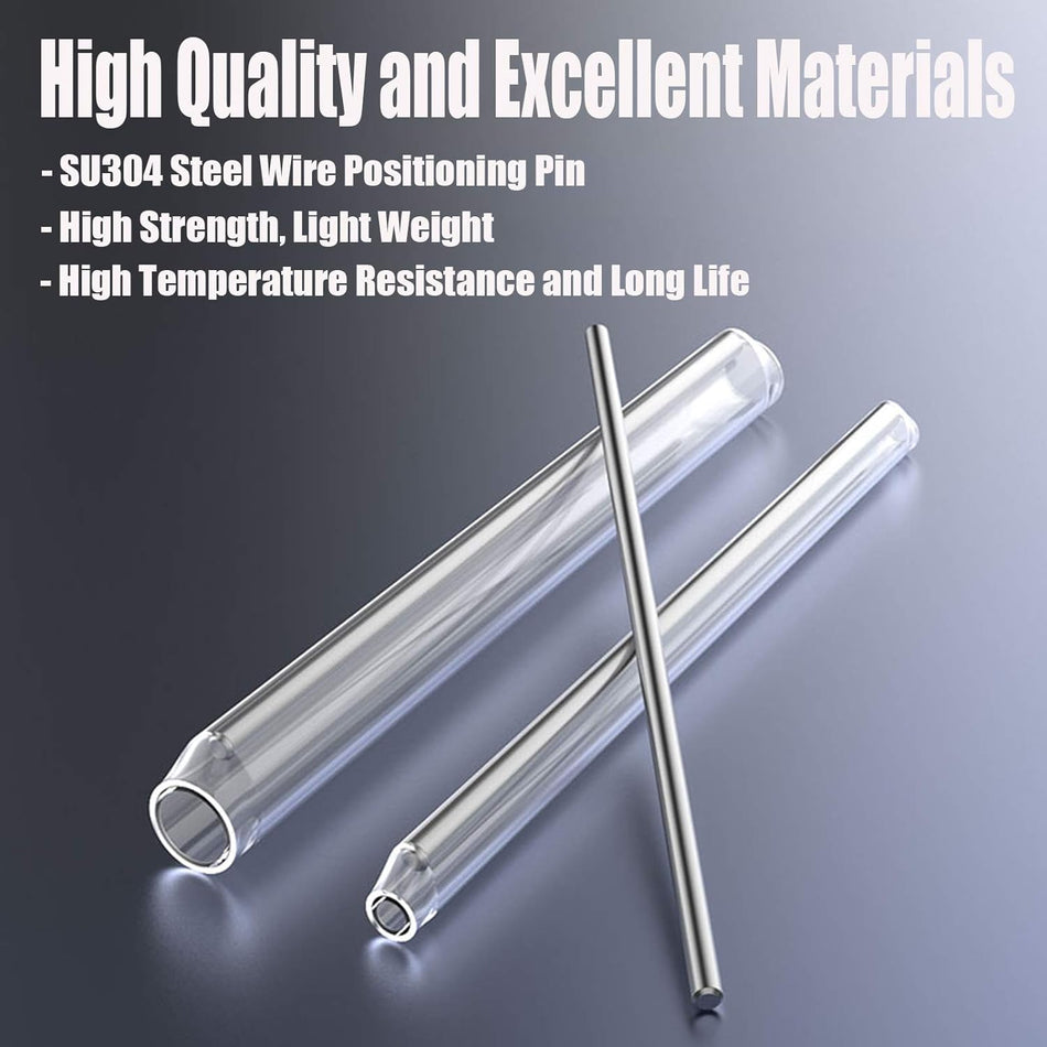 45mm Fiber Optic Fusion Splice Protection Sleeves , Preshunk Design, Premium Quality, 304 High Grade Stainless Steel Needle,Polished, Burr-Free