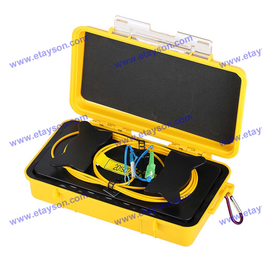 Singlemode Fiber Optical OTDR Launch Cable Box for 1000m OTDR Dead Zone  used with Fiber Optical OTDR SC-APC/SC-APC : : Electronics